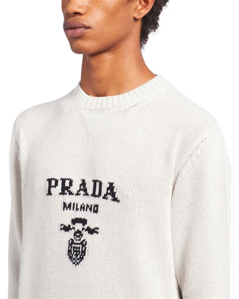 white prada sweat suit|prada sweater for man.